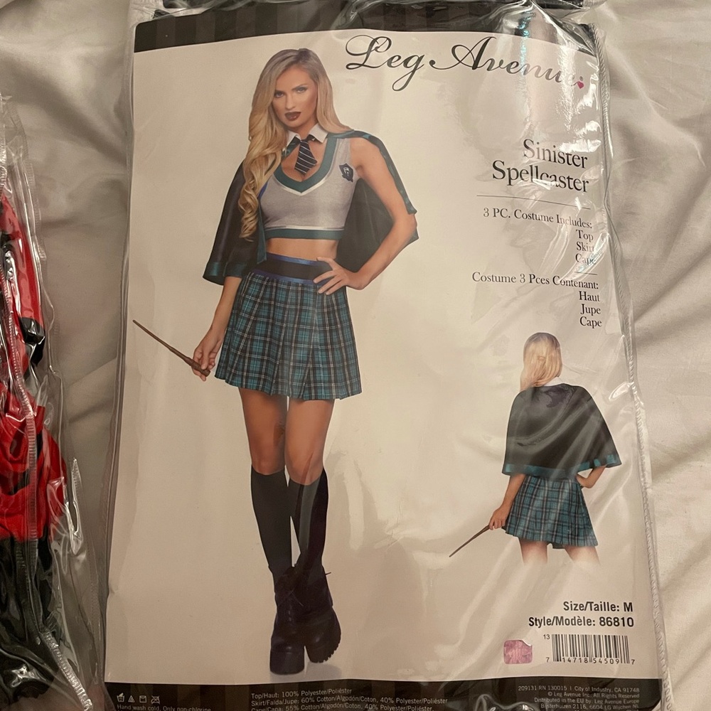 Schoolgirl wizard costume